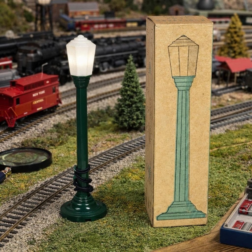 Vintage Colber Boulevard Lamp Train Layout Street Light w Box